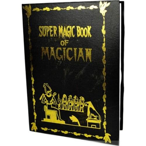 Super Magic Book of Magician Magic Tricks Book Come Out bird Close Up Magic Easy To Do for Professional Magician Funny Gimmick