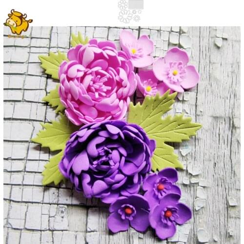 New Craft Flowers Metal Cutting Die Stencils Template for Scrapbooking Paper Album Cards Gift Decor Knife Punch Mold Die Cut