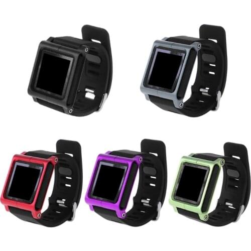 Smart Aluminum Metal Watch Band Wrist Kit Cover Case For Apple iPod Nano 6 6th A06 21 Dropshipping