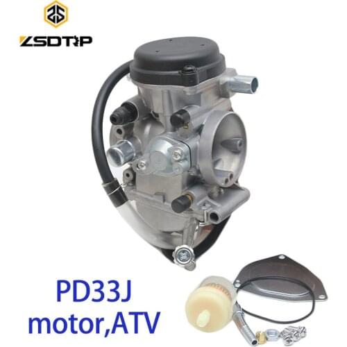 ZSDTRP PD33J 33mm Vacuum Carburetor case for Yamaha YFM400 TACTIC400 universal 300cc to 500cc racing motor