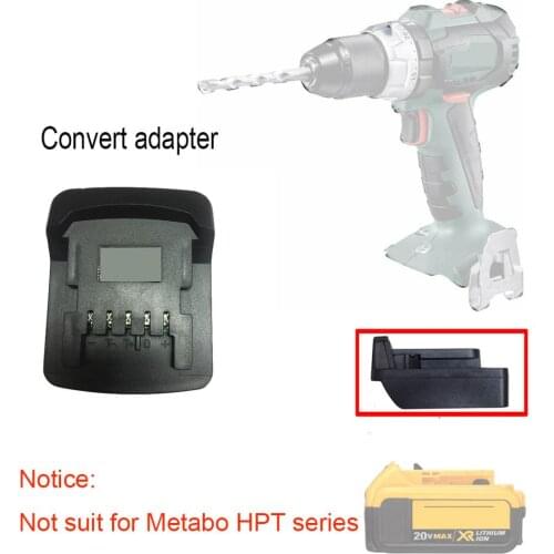 Battery adapter for dewalt 20V max battery to For metabl tool use