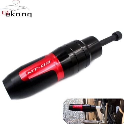 Motorcycle Accessories CNC Fit For YAMAHA MT-03 MT03 MT 03 Frame Crash Pads Exhaust Sliders Crash Protector With logo