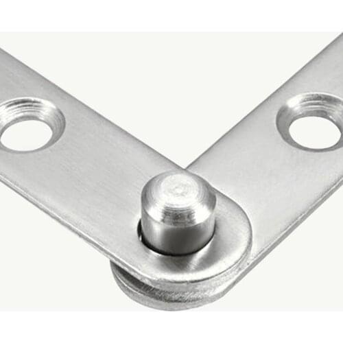 Rotating Hinge Pivot Door Household Door Accessories Hinge Stainless Steel Hardware Cabinet Side Shaft Turning Window Hinge