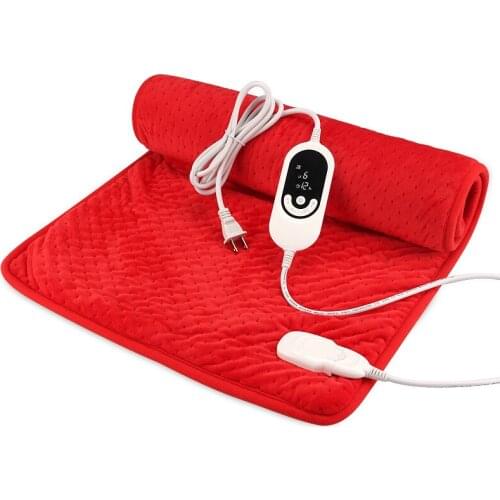Large electric heating pad For Back Pain and Cramps Relief heat pad with Moist & Dry Heat Therapy Options EU/US/UK/AU Plug