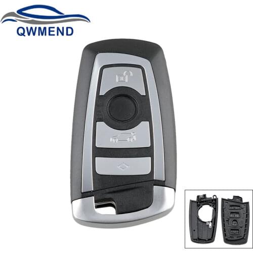 3/4 Buttons Remote Smart Car Key Shell Case for BMW CAS4 F 3 5 7 Series E90 E92 E93 X5 F10 F20 F30 F40 for BMW Key Cover Fob