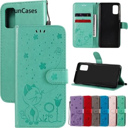 Solid Color PU Leather Book Wallet Phone Cover For Samsung A40 Silicone Case Galaxy A41 Eurasian version A51 5G 4G A50 Shell