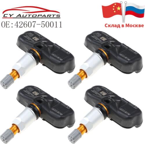 4PCS New TPMS Tire Pressure Sensor 433MHZ For 2005-2012 Lexus GS ES LS 42607-5001 4260750011 42607-50010 4260750010 PMV-107K