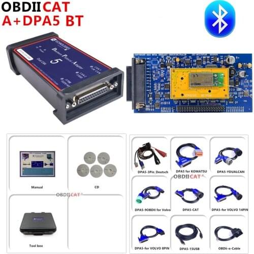 A+ Quality DPA5 Bluetooth Dearborn Protocol Adapter 5 Diesel Heavy-Duty Truck Diagnostic Tool DPA 5 Scanner