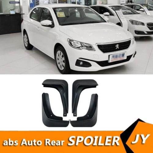 For Peugeot 301 2013-2017 Mudflaps Splash Guards Front With color and rear Mud Flap Mudguards Fender Modified special