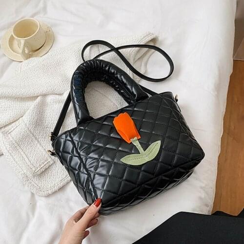 Small PU Leather Crossbody Bags for Women 2021 Winter Fashion Totes Shoulder Purses Lady Luxury Designer Handbags Clutch