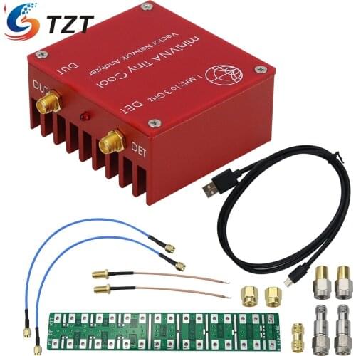TZT miniVNA Tiny Vector Network Analyzer 1MHz-3GHz Signal Generator for Bluetooth WIFI 2.4G Antenna Test