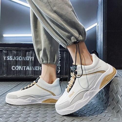 Men Casual Shoes 2021 Spring Men Sneakers Fashion Lace-up Flats Shoes For Men Breathable Hard-wearing Walking Shoes Footwear