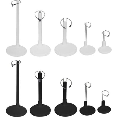 D7WF 1 Pcs Plastic Doll Stands Professional Holder Display Base Holder for Bear Dolls Toy 15cm 20cm 25cm 35cm 45cm for Choose