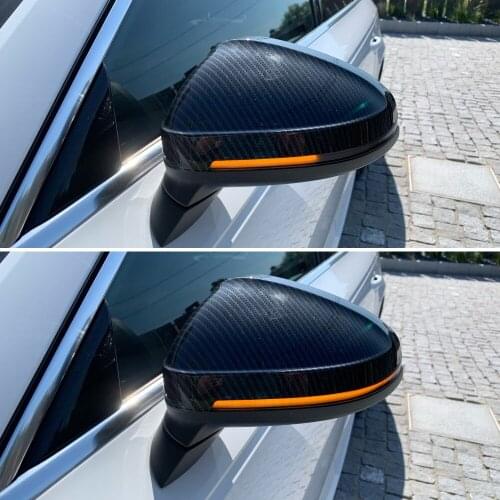 For Audi A4 S4 RS4 B9 2016-2019 A5 S5 RS5 Dynamic Turn Signal LED Light Side Wing Rearview Mirror Indicator Sequential Blinker