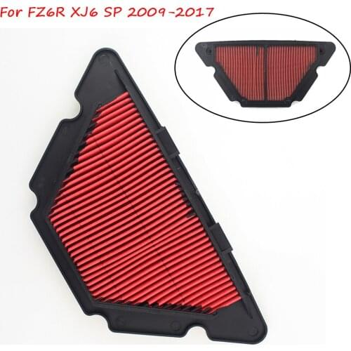 Motorcycle Replacement Air Intake Filter Cleaner Element Motorbike Air Filter For Yamaha FZ6R FZ-6R XJ6 XJ-6 SP 2009-2017