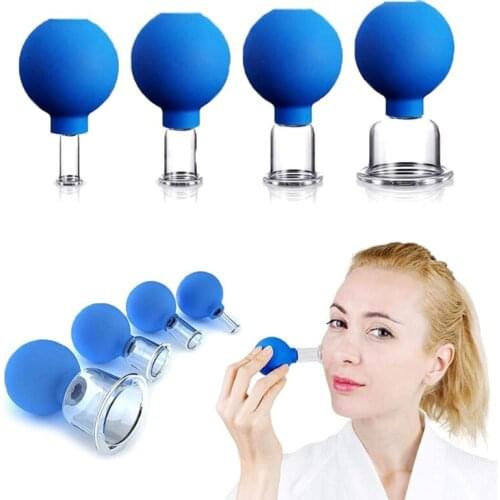 Q1QD Vacuum Cup Ball Glass Cup Exclude Moisture Anti Cellulite Massage for Skin Care