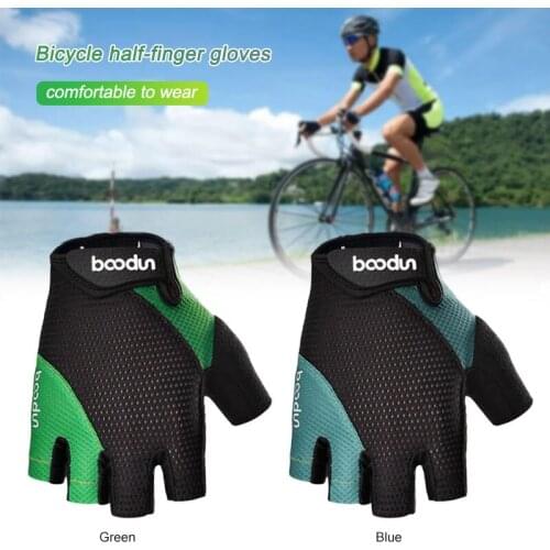 4D Thick Silicone Bike Gloves Shockproof GEL Pad Half Finger Cycling Gloves Men Women Summer Sports Gloves