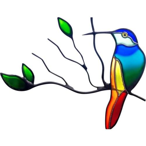 1pcs Bird Wallpaper Wall Sticker Indoor Home Decoration Sticker Cartoon Pattern Living Room Bedroom Decor Decals