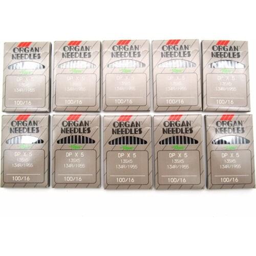 100 Organ 135X5 DPX5 1955 SY1955 Industrial Sewing Machine Needles fit for ADLER 67, 69, 167, 267, 396, 971