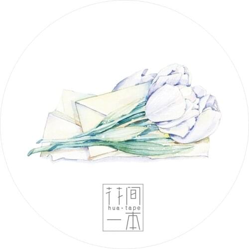 2.3cmx10m Light Color Floral Paper Masking Tape