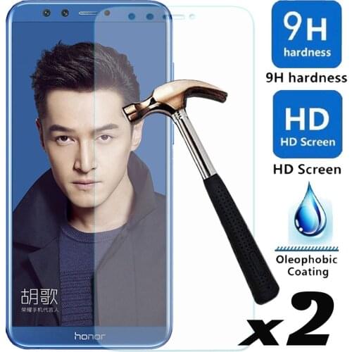 2pcs/lot Tempered Glass Screen Protector Ultra Thin Explosion-proof Front Films For Huawei Honor 9 Lite / Honor 9 Youth Edition