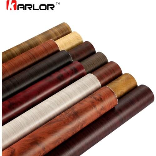 30*200cm Matte Self-adhesive Wood Grain Textured Vinyl Film Car Interior Decoration Sticker Furniture Wood Grain Paper Film