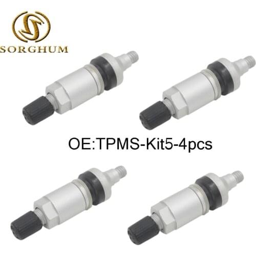 4pcs TPMS Tire Pressure Sensor Valve Stems Rebuild Kit High Quality TPMS-Kit5