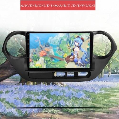 2 din 9'' android 10.0 128G car dvd player for hyundai grand i10 2013 -2015 - 2018 with radio gps navigation Stereo Audio system