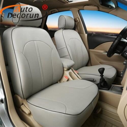 AutoDecorun Car seats PU leather covers for suzuki kizashi 2011 accessories car seat cover sets Custom fit car seat supports pad