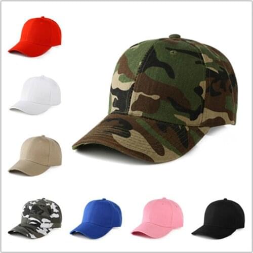 Fashion Baseball Cap Full Camouflage Outdoor Sports Caps Personality Hip Hop Hat Unisex Solid Color Wide Along Visors Sun Hats