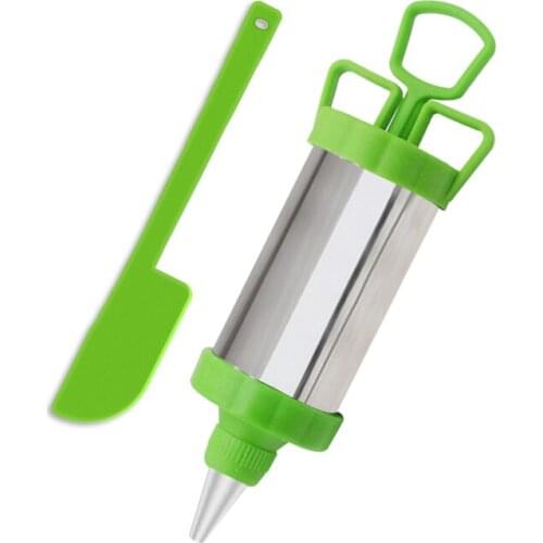 Cake Baking Nozzle Sets Frozen Icing Piping Cream Syringe Tips Spatulas Scraper Decorative Tools Pastry Syringe Accessories