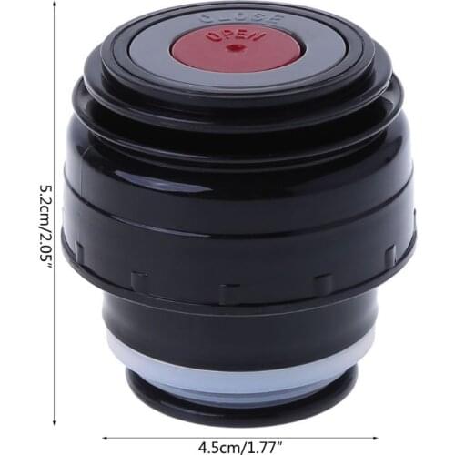 4.5cm Vacuum Flask Lid Thermos Cover Portable Universal Travel Mug Accessories H7ED