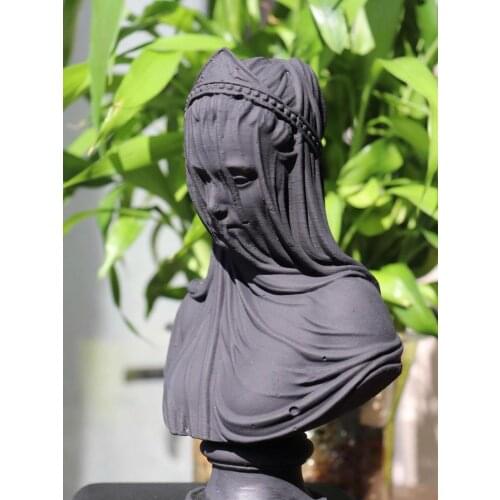 GAUZE WOMEN BÜST TRINKET BLACK 36 CM