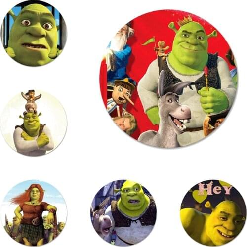 Cartoon Moive Shrek Badge Brooch Pin Accessories For Clothes Backpack Decoration gift