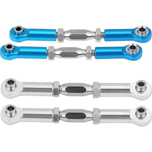 RC Steering Servo Pull Rod,2PCS Steering Rods Rod RC Car for HSP 94111/94188 RC Car Upgrades Accessory Parts