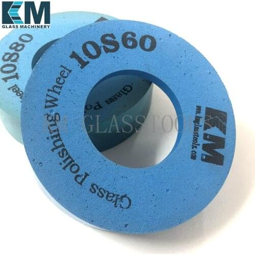 Blue 10S40/60/80-150x40x70/130x35x60 Polishing Wheel, For glass edging machine