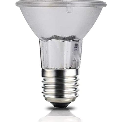 220V-240V UVA + UVB Full Spectrum Sun Lamp for Reptiles and Amphibian Basking Halogen Spot Lamp for Lizard PT-35220RHG