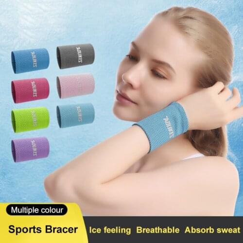 Sports Wrist Bands Sweatband Tennis Yoga Wristband Arm Sweat Absorb Sleeve Towel Band Braces Wrist Wrap Hand Protector