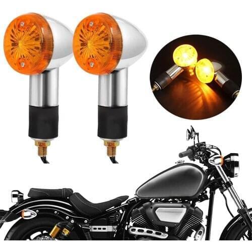 Motorcycle Flash light Turn Signals For Honda Shadow Spirit Aero VT700 VT750 VT1100 Suzuki Intruder Volusia VS VL 700 750 800