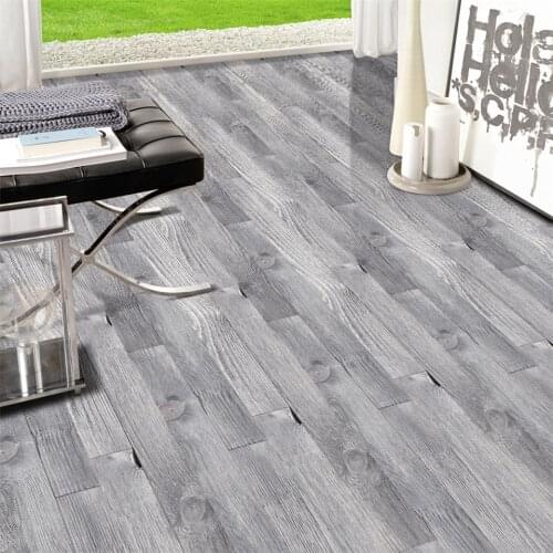 20*500cm PVC Waterproof Wood Grain Floor Sticker Self-adhesive DIY Wallpaper For Living Room Bedroom Home Decoration Mural Decal