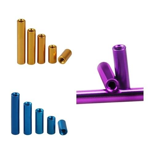 10pcs M3 Aluminum standoff spacer M3*6/8/10/12/15/20/25/30/35/40/45/50/60mm Aluminum post column OD=5mm