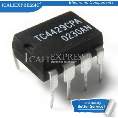 10PCS TC4428CPA TC4428 TC4429CPA TC4429 DIP-8 In Stock