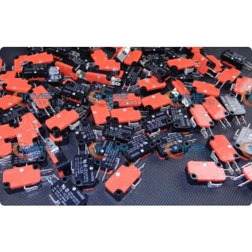 100 pcs Good Quality High Imitation OMRON microswitches 3 terminals red RMLON microswitch for push button Arcade Game Machine