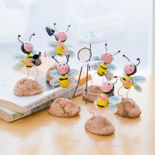 3pcs/lot Type Mini Handmade Act Deco Painted Sheet Metal Ants Festival Wedding Marriage Home Furnishing Articles Wedding Gift