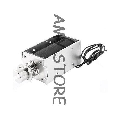 5mm 1Kg 10mm 0.4Kg Spring Plunger Push Pull Type Solenoid Electromagnet DC 24V