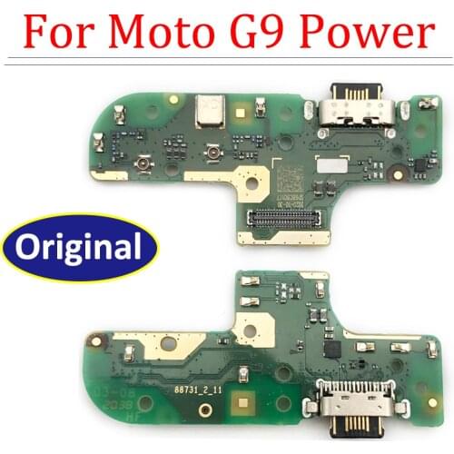 5Pcs/Lot,100% Original USB Charging Port Mic Microphone Dock Connector Board Flex Cable Repair Parts For Moto G9 Power