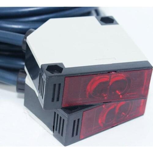 A Set 20-500cm 12-24V DC N/O N/C E3JK-5DM1 Optoelectronic Switch Proximity Sensor