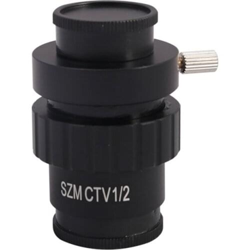 SZMCTV 1/2 1/3 1X Adapter For Simul Focal Trinocular Stereo Microscope HDMI VGA USB Video Camera 0.3X 0.5X C mount Lens Adapter