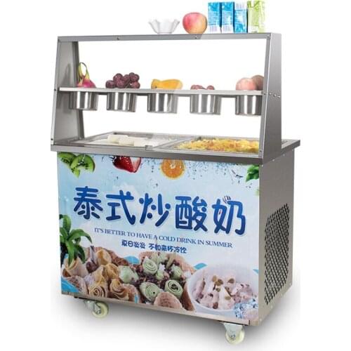 Frying Ice Cream Roll Machine/Fried Yogurt Machine/Thailand Fry Ice Cream Pan/Ice Cream Making Machine