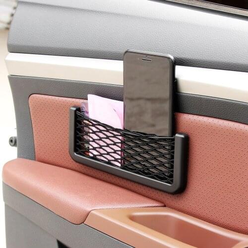 Car Storage Bag Organizer Net Interior Accessories Pocket for Nissan Nismo Tiida Teana Skyline Juke X-Trail Almera SAAB 9-3 9-5